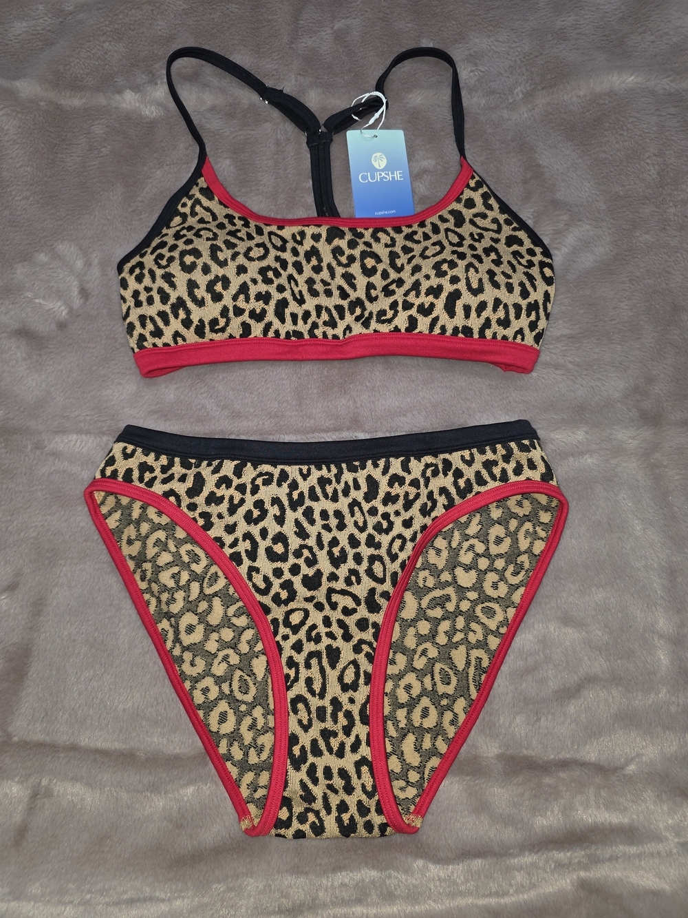 Cupshe Leopard Print Bathing Suit
